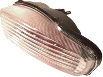 EMGO TAIL LIGHT ASSY CLR LENS ZX-12R 00-02 PART# 62-84752 NEW