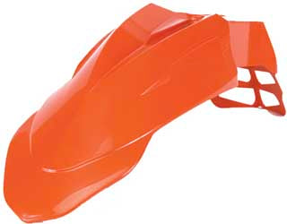 ACERBIS SUPERMOTARD FRONT FENDER (ORANGE) PART# 2040390237 NEW