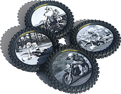 SMOOTH DRINK COASTERS KNOBBY TIRE 4/PK PART# 1821-100