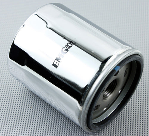 EMGO 1982-1992 Harley-Davidson FXRS Low Glide OIL FILTER H-D CHROME 10-82442