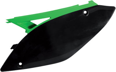 ACERBIS SIDE PANELS (BLACK/GREEN) PART# 2141730215 NEW