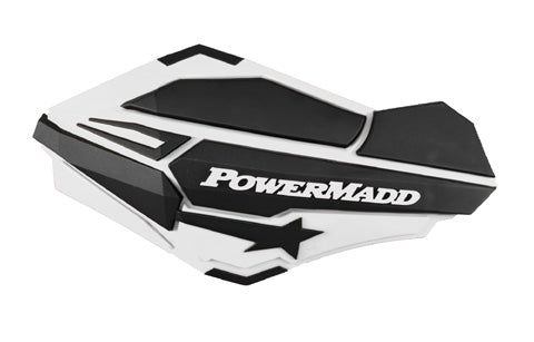 POWERMADD 1981-1984 HONDA XR500R SENTINAL HANDGUARDS (WHITE/BLACK) 34408