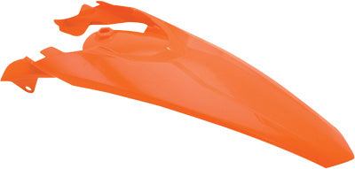 ACERBIS REAR FENDER W/ TAILLIGHT TAB (ORANGE) PART# 2250380237 NEW
