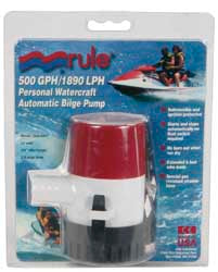 RULE AUTOMATIC BILGE PUMP 500 GPH PART# 25S-6WC