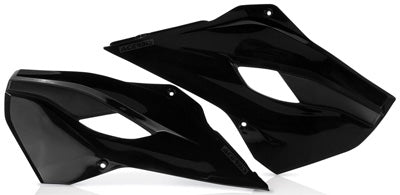 ACERBIS RADIATOR SHROUD- HUSKY BLACK PART# 2393410001 NEW