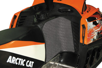 PDP DIAMOND GRIP KNEE PADS GREY ARCTIC CAT #DGRIP-ACPC1254