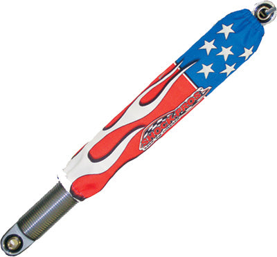 SHOCKPROS SHOCK COVERS PATRIOT W/WHITE FLAMES A202PAFL