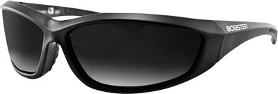 BOBSTER CHARGER SUNGLASSES BLACK W/SMOKE LENS PART# ECHA001