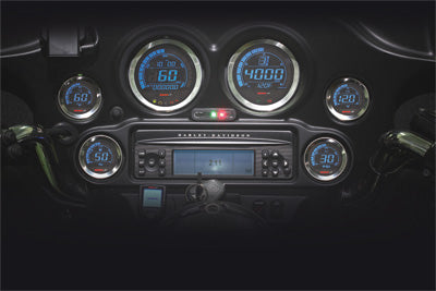 KOSO 2011-2013 Harley-Davidson FLTRU Road Glide Ultra DIGITAL GAUGE CLUSTER SIL