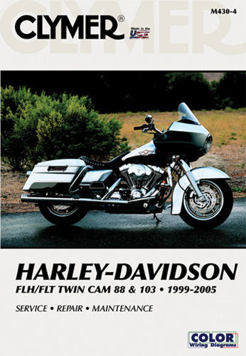 CLYMER 1999-2005 FLH FLT Twin Cam 88 & 103 Harley Davidson M4304 MANUAL H-D TWIN