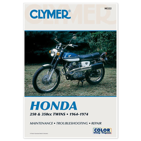 CLYMER 1968-1973 Honda CB350K Twin REPAIR MANUAL M322