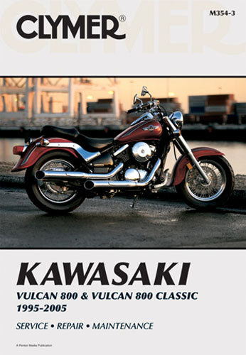 CLYMER 1995-2002 Kawasaki VN800A Vulcan 800 REPAIR MANUAL M354-3