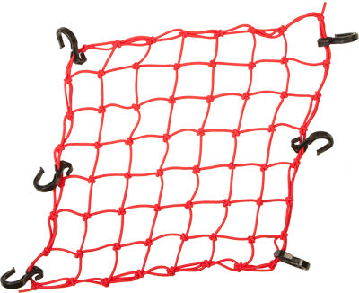 POWERTYE CARGO NET ADJUSTABLE RED 15"X15" 50151