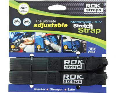 ROKSTRAPS ROK MC BLK 18"-60"X1" ROK10025