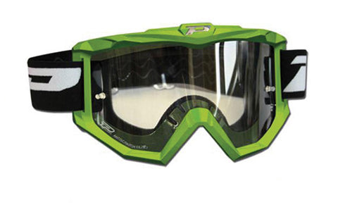 PROGRIP 3201GN RACE LINE GOGGLES W ANTISCRATCH LENS GREEN