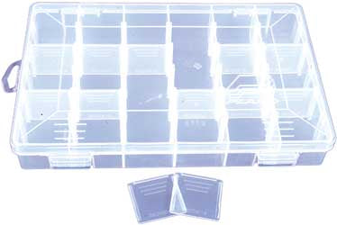 PLANO 18 COMPARTMENT ORGANIZER 11X7- 1/4X1-3/8" PART# 2360001