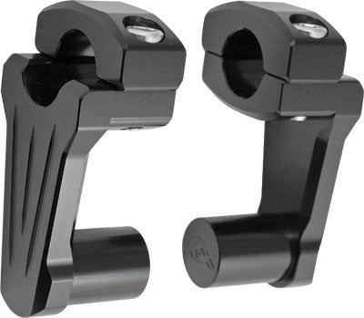 ROX PIVOTING HANDLEBAR RISER BLACK 1 W/2 RISE PART# 4R-P2CC01 NEW