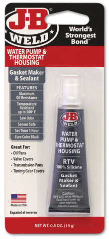 JB WELD GREY WATER PUMP & THERMOSTAT OXIME - .5OZ 32507