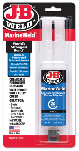 JB WELD MARINEWELD SYRINGE - 25 ML 50172