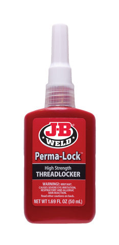 JB WELD J-B PERMA-LOCK 50ML RED-THREADLOCKER 27150