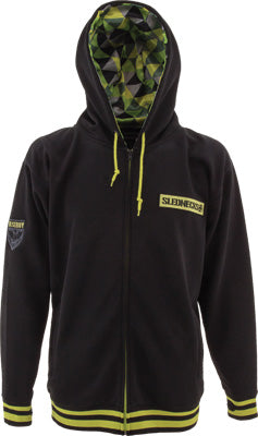 SLEDNECKS DESTROY ZIP HOODIE BLACK 2-XLARGE 510016