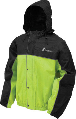 FROGG TOGGS FROGG RAIN JKT BLK/HIVIS MD RO AD TOAD PART# FT63132-148MD