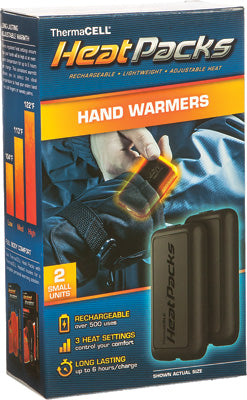 THERMACELL HEATPACKS HAND WARMERS 2/PK PART# PAK-S