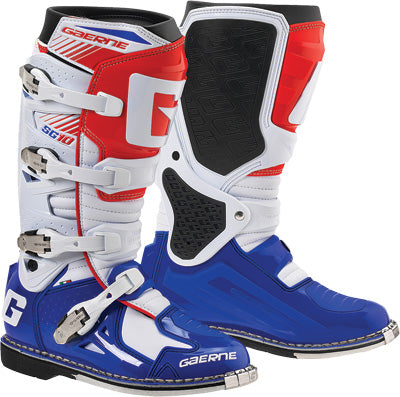 GAERNE SG-10 BOOTS RED/WHITE/BLUE 10 2190-026-010