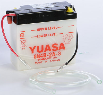Yuasa Batteries CONVENTIONAL BATTERY 6N4A-4D PART NUMBER YUAM26A4B