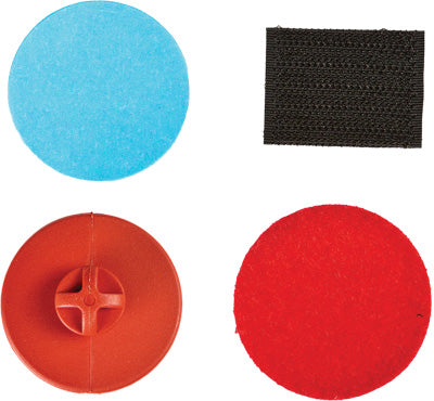 QUICK STRAP RE-MOUNTING KIT W/BUTTON (RED) PART# RB-10 RED