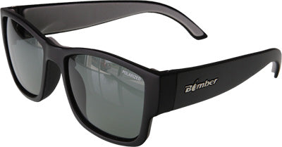 BOMBER GOMER BOMB FLOATING EYEWEAR MATTE BLACK W/POLAR SMOKE LENS PART# GM111