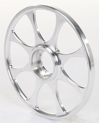 TKI 8-SPOKE BILLET WHEEL BLACK 9"" PART# TKI-098-BK