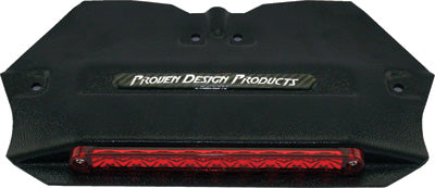 PDP LED TAILLIGHT W/HOUSING BLACK/RED 10.5"X5.75" LED-PROBR