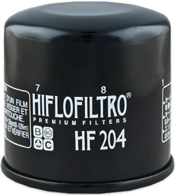 HIFLOFILTRO OIL FILTER (BLACK) PART# HF204 NEW