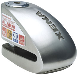 XENA XX6 ALARM DISC LOCK 3.3" X 2.3" (STAINLESS STEEL) PART# XX6-SS