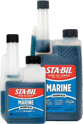 STA-BIL MARINE ETHANOL FUEL TREATMENT AND STABILIZER 8OZ PART# 22239