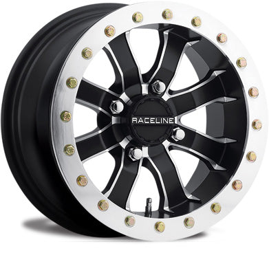 RACELINE 1987-1999 YFM350FW Big Bear 4x4 SRA MAMBA BEADLOCK 4X110 3.5+3.5 15X7 A