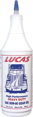 LUCAS HEAVY DUTY GEAR OIL 80W-90 QT PART# 10043