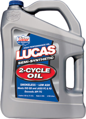 LUCAS LUCAS SEMI-SYNTHETIC 2-CYCLE OIL GAL PART# 10115 PART NUMBER 10115