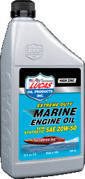 LUCAS MARINE ENGINE OIL 20W-50 1QT PART# 10653