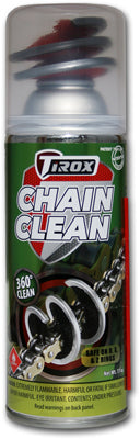 TIROX CHAIN CLEANER W/360 DEG. BRUSH 16 OZ PART# 803500