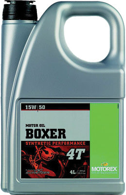 MOTOREX BOXER 4T 15W50 (4 LITERS) PART# 102295