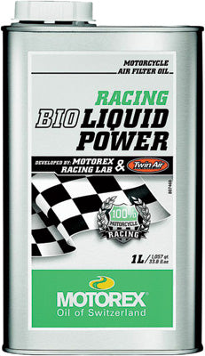 MOTOREX RACING BIO LIQUID POWER AIR FILTER OIL (1 LITER) PART# 102385