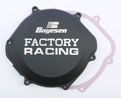 BOYESEN 1987-2001 HONDA CR500R FACTORY RACING CLUTCH COVER (BLACK) CC-02B