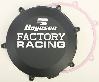 BOYESEN MOTORCYCLE CLUTCH COVER BLACK CC-18AB