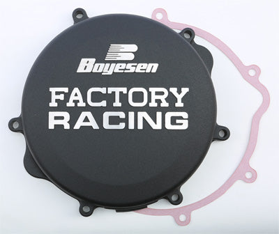 BOYESEN 1996-2008 SUZUKI RM250 FACTORY RACING CLUTCH COVER (BLACK) CC-22B