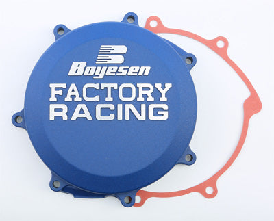 BOYESEN 2015-2016 YAMAHA YZ250FX FACTORY RACING CLUTCH COVER (BLUE) CC-37AL