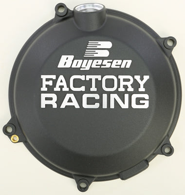BOYESEN FACTORY RACING CLUTCH COVER BL ACK CC-45AB
