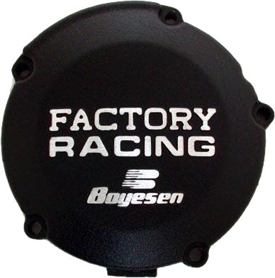 BOYESEN 1992-2002 KAWASAKI KX125 FACTORY RACING IGNITION COVER (BLACK) SC-11B