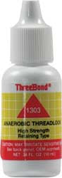 THREEBOND HIGH STRENGTH THREAD LOCK 10ML PART# 1303AT000